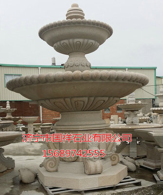 石雕喷泉