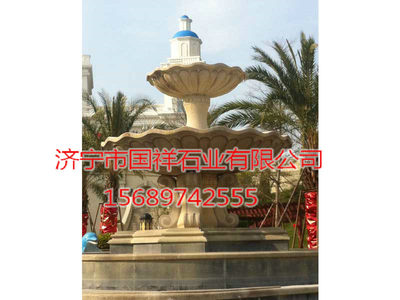 石雕喷泉
