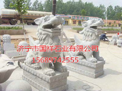 石雕动物