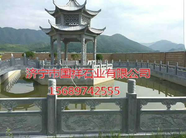 石雕凉亭