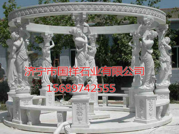石雕凉亭
