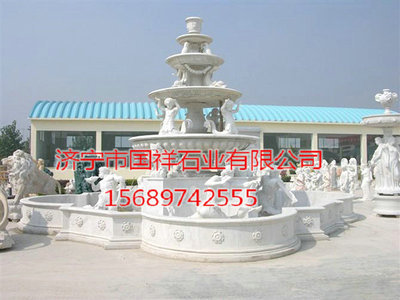 石雕喷泉